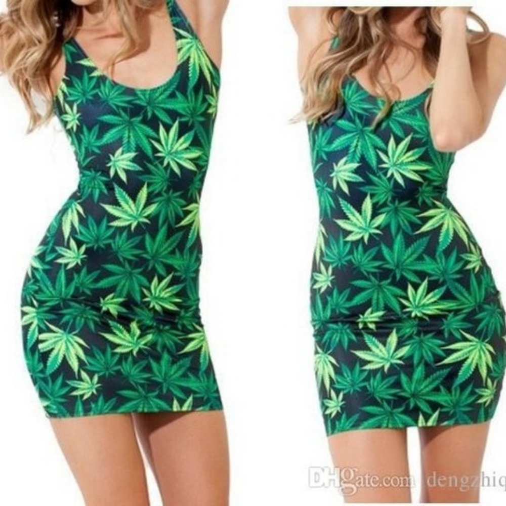 BlackMilk Whoa Dude Marijuana Cannabis Dress